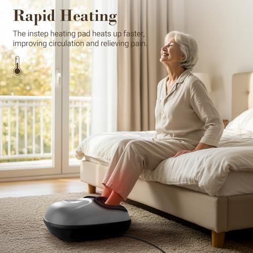 CuPiLo Foot Massager with Heat, FSA Eligible HSA Shiatsu Foot Massager - Image 5