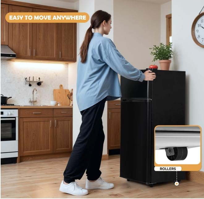 4.5 Cu.Ft Mini Fridge with Freezer – 38dB Quiet, 2-Door - Image 7