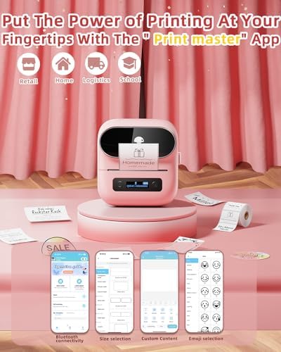 Phomemo M220 Bluetooth Label Maker,Portable Thermal Printer - Image 2