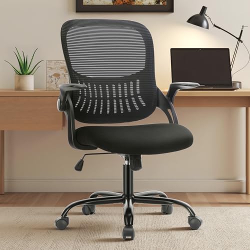 Sweetcrispy Executive Home Office Chair, Mesh Office Chair, Black by Sweetcrispy