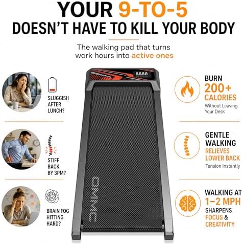 2.5HP Walking Mat with Incline pad,Under Desk Treadmill, Walking Running Pad with Remote,3 in 1 Low Noise Small Mini Portable Treadmill with Led Screen,Compact Treadmills for Home Office - Image 2