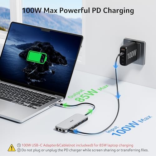 Acer Laptop Docking Station 3 Monitors, 11-in-1 USB C Docking Station - Image 6