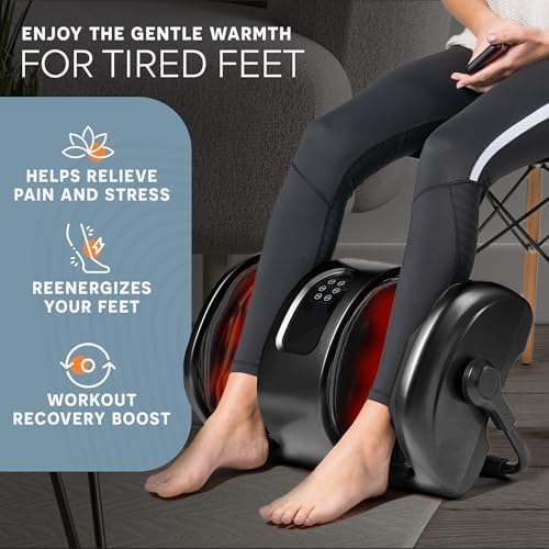 Lifepro RelaxaTilt Shiatsu Foot Massager Electric Therapy Device - Image 6