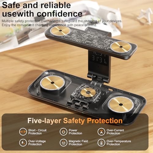 7 in 1 Charging Station, Dual Phone Charging Station for 2 Apple Watch - Image 5