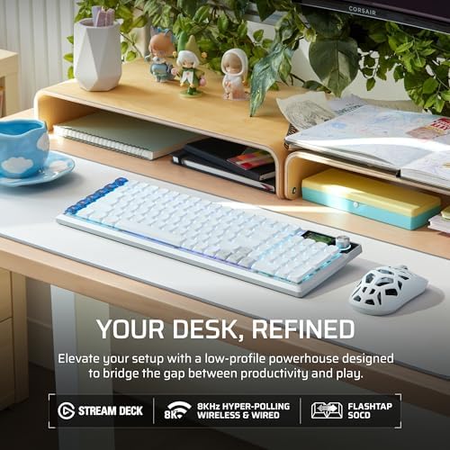 Corsair Vanguard AIR 99 Wireless RGB Gaming Keyboard – US QWERTY – White - Image 2