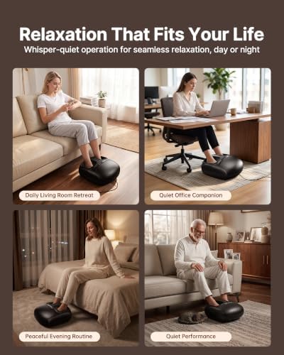 Shiatsu Foot Massager with Heat and Air Compression for Plantar Fasciitis - Image 7