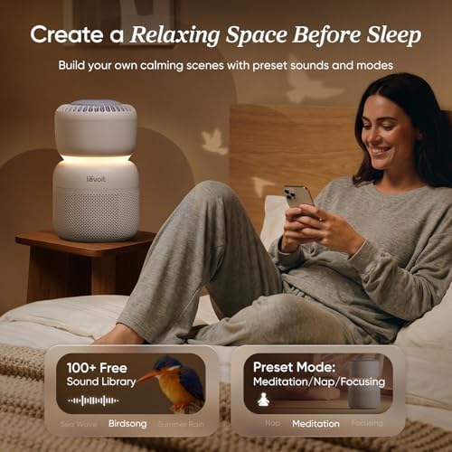 LEVOIT Smart Air Purifier for Home Bedroom, Quiet for a Nursery, Sprout - Image 4