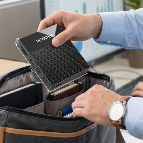 1TB External Hard Drive, USB C & USB 3.0 Multiport Hub+ SD/TF Card Reader 7-in-1 All in One, Docking Station, Multi-Function HDD for Windows, Mac, Android, iPhone 15/16/17, Laptop, Desktop - Image 4