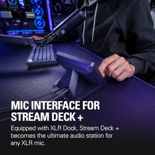 Elgato XLR Dock – For Stream Deck +, XLR-to-USB Mic Interface, Customizable Audio Mixer, 75 dB Gain/Phantom Power/Clipguard – Mac/PC, Stream Deck Not Included (Renewed) - Image 2