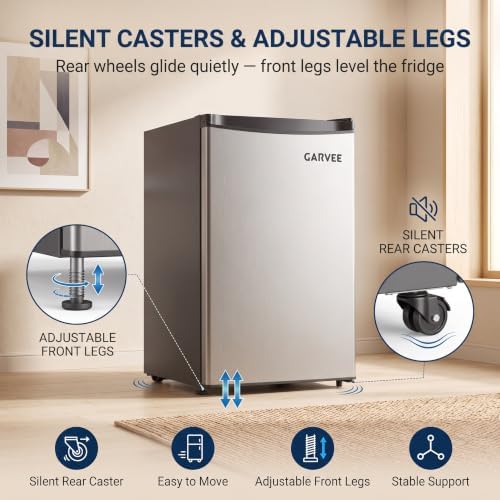 3.2 Cu.Ft Mini Fridge with Freezer, Dorm Refrigerator, Small Fridge - Image 3