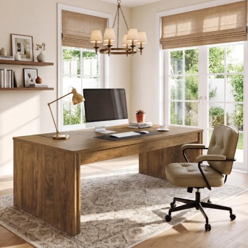 Tribesigns 79" Large Executive Desk with Wide Tabletop for Home Office - Image 4