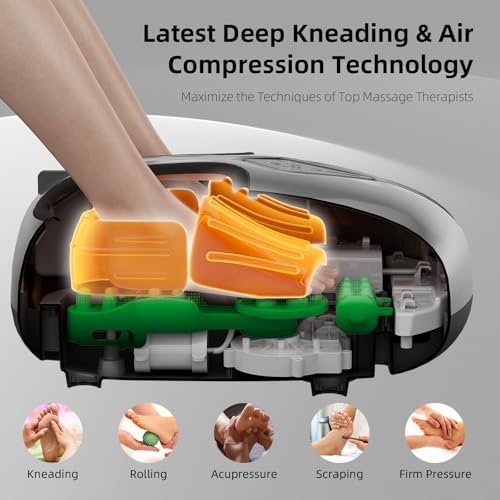 Foot Massager with Heat,Deep Shiatsu for Plantar Fasciitis（Black） - Image 3