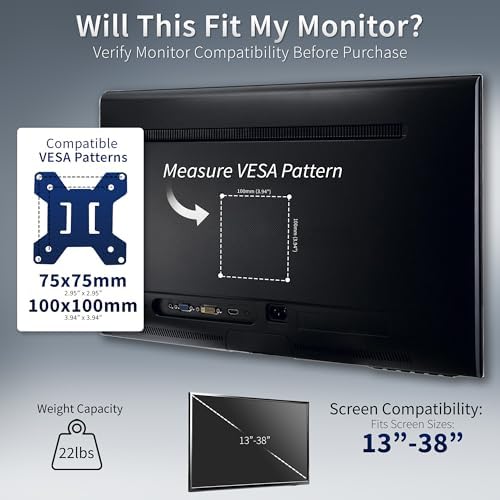 VIVO Dual LED LCD Monitor Free-Standing Desk Stand - Image 3