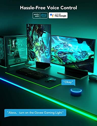 Govee RGBIC Neon Rope Lights for Desks, 16.4ft LED Gaming Desk Lights - Image 6