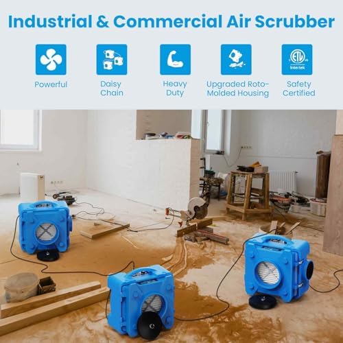 CADPXS Shield-550 Air Scrubber 550 CFM with 3-Stage Filtration - Image 5
