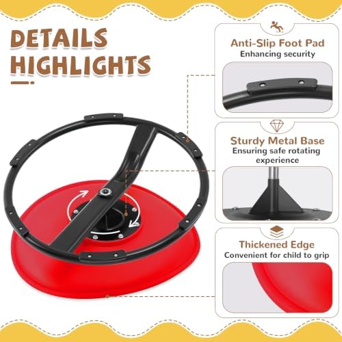 Zhenx Spinning Chair for Autistic Kids (Ages 3-18), Autism Sensory Toy Gift - Image 4
