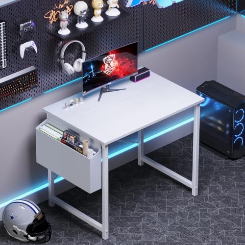 OLIXIS Small Computer Desk, 31 Inch Gaming Desks for Home Office - Image 4