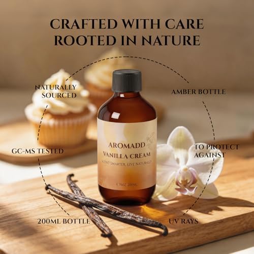 Aromadd Vanilla Cream Diffuser Oil Refill, Warm Vanilla Caramel, 6.76 Fl Oz - Image 3