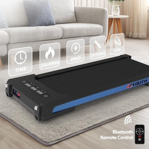 GOYOUTH 2.25HP Walking Pad, Quiet Under Desk Treadmill for Office, 300 LBS - Image 2