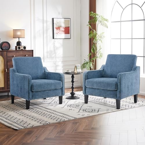 VINGLI Accent Chairs Set of 2, Modern Traditional Armchair for Living Room by VINGLI