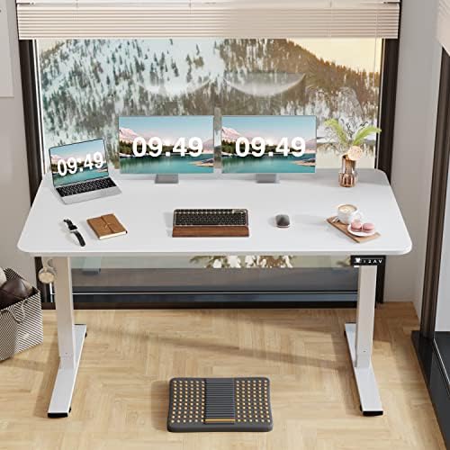 Furmax 55 Inches Electric Height Adjustable Standing Desk Home Office Desk - Image 4