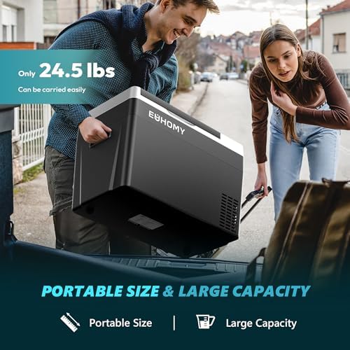 EUHOMY 31QT 12 Volt Refrigerator, -4℉~68℉ Electric Cooler for Car - Image 5