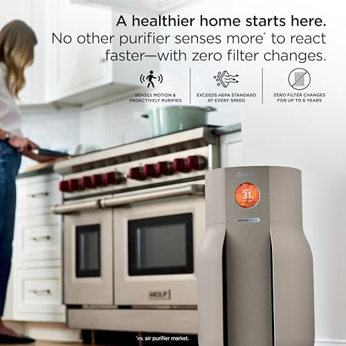 Shark BreatheClear Max Smart Air Purifier, Dune, HP361 - Image 2