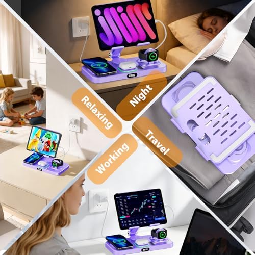 Wireless Charging Station for Apple Devices, Only for Apple Watch Charging - Image 5