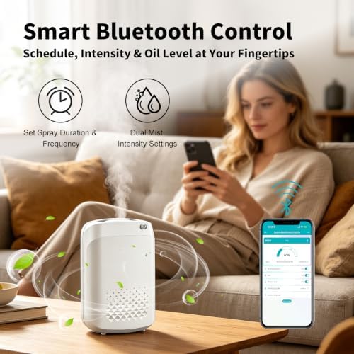 WallMount Aroma Diffuser 400ml App Control for Large Room - Image 4