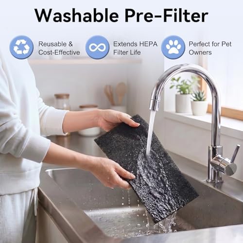 Tailulu Air Purifiers for Home Bedroom with Washable Filter Up to 1600 Ft² - Image 3