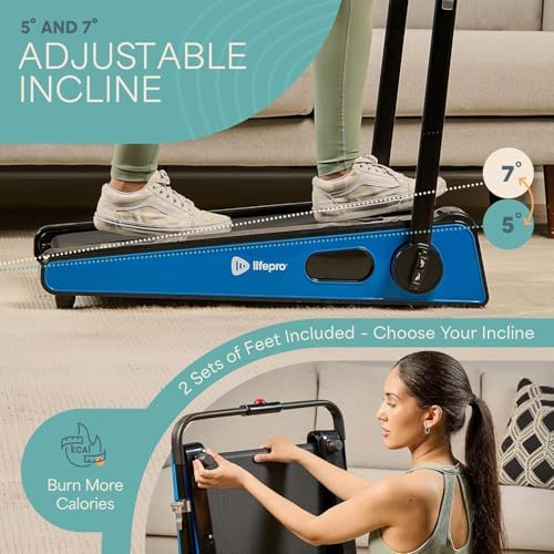 Lifepro PacerMini Walking Pad with Incline for Home Mini Apartment & Office - Image 3