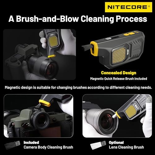 NITECORE BB21 Electronic Photography Air Blower Camera Cleaning Kit with NITECORE Tag - Image 5