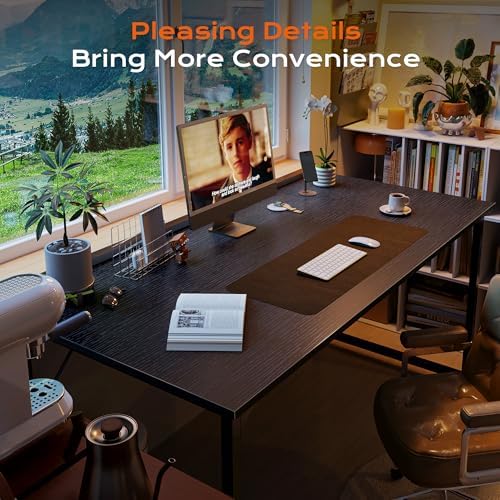 PRAISUN 55 X 24 Inch Computer Desk with Deeper Desktop - Image 5