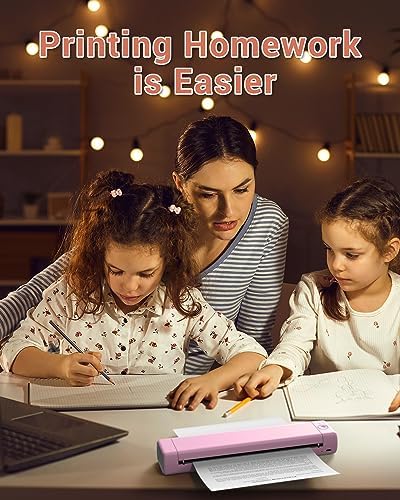 Phomemo Portable Printers Wireless for Travel, M08F Thermal Bluetooth Printer Support for 8.5"x11" US Letter, Small Inkless Printer Compatible with iOS, Android, Laptop for Car, Office, Home - Image 6