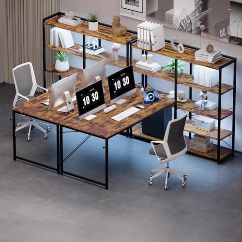 Pamray 49 Inch L Shaped Gaming Computer Desk with Shelves and Storage - Image 2