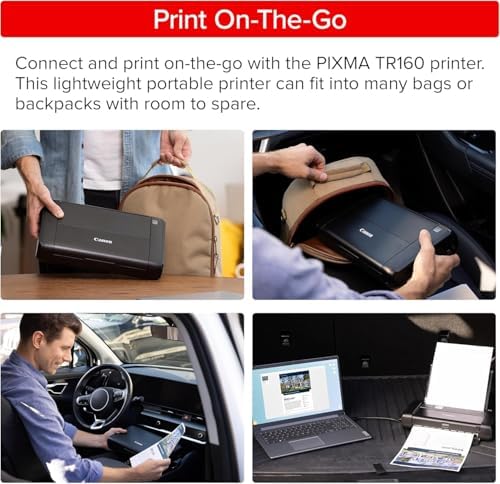 Canon PIXMA TR160 Mobile Printer (7069C002) Bundle - Image 2