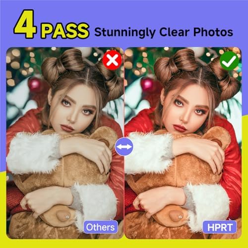 HPRT CP2100 Portable Photo Printer for Phone, Mini Color Picture Printer - Image 4