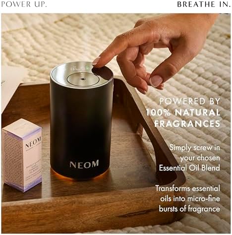 NEOM Wellbeing Pod Mini+ Essential Oil Diffuser, Black I Waterless and Wireless I Portable & Versatile - car, Office or Home I Up to 125 Hours of Natural Fragrance use per Charge - Image 3