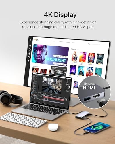 Belkin USB-C Hub 6 in 1 100W PD 4K HDMI, Ethernet & SD - Image 3