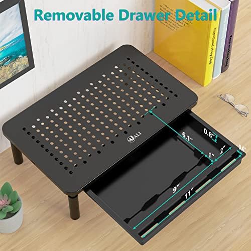 WALI Computer Monitor Stand with Storage - Image 3