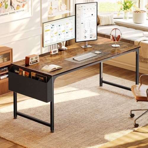 PRAISUN 63'' Computer Desk with Fabric Storage Bag - Image 2