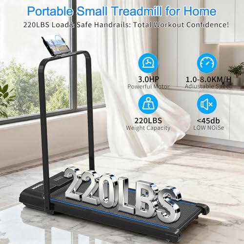 3 in 1 Under Desk Treadmill with Incline Walking Pad for Home & Office - Image 5