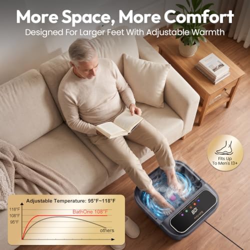 Collapsible Foot Spa Bath Massage With Heat Electric Foot Soaking Tub - Image 6