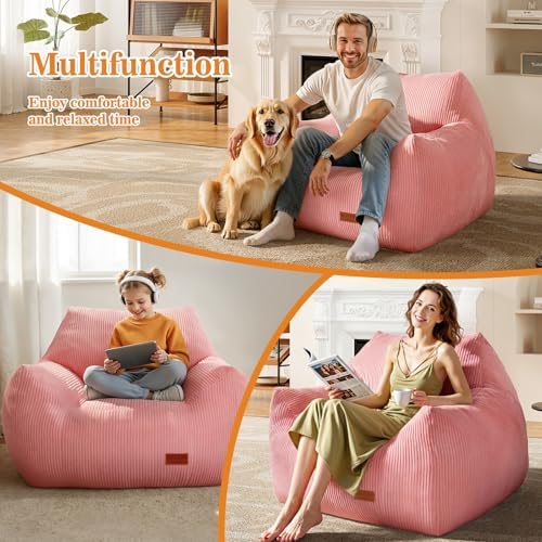 Big Bean Bag Chair for Adults, Ultra Soft BeanBag for Living Room - Image 4