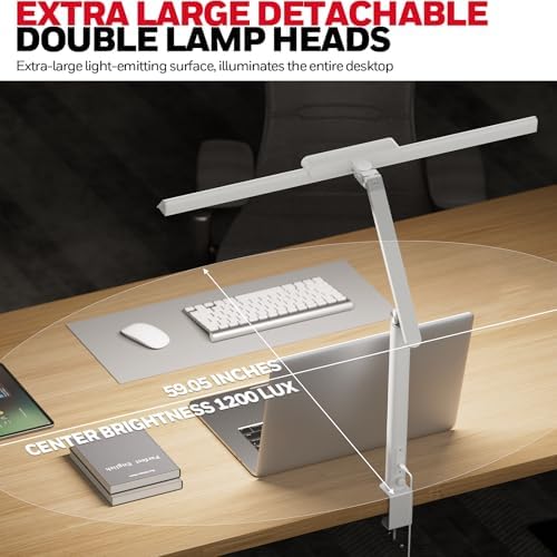 Honeywell HJ1 Sunturalux LED Clamp Desk Lamp 1200LM for Computer - Image 6