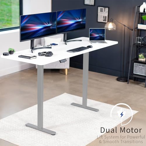 VIVO White 83 x 30 in Standing Desk, DESK-KIT-E2G84-30W - Image 2