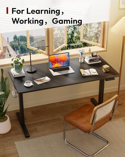 SANODESK One-Piece 1'' Thick Height Adjustable Standing Desk 55''x28'' - Image 4