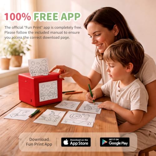 AI Voice Sticker Maker for Kids - Mini Inkless Thermal Printer Portable - Image 2