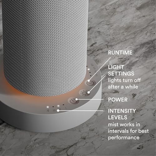 Homedics SereneScent Mini Fabric Rechargeable Waterless Diffuser, Gray - Image 5