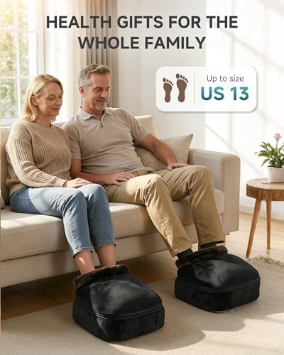 Snailax Shiatsu Foot Massager with Heat, Foot Warmer with Removable Cover - Image 4
